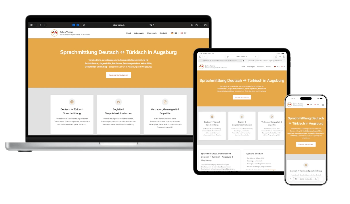 Referenz: Websites als Komplettlösung